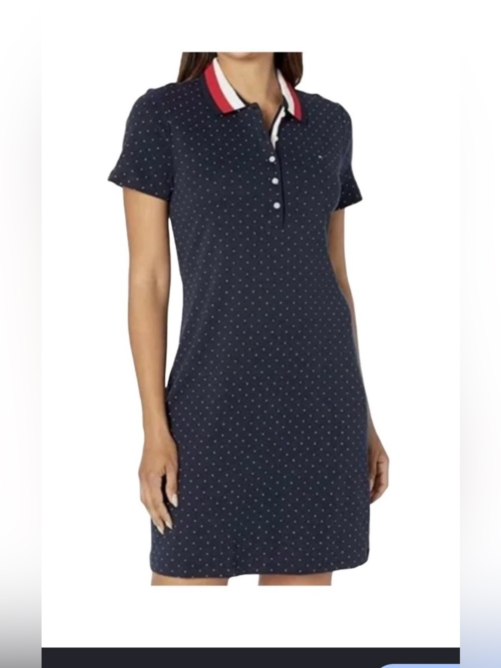 NWT Tommy Hilfiger Polka Dot Polo Dress, size medium